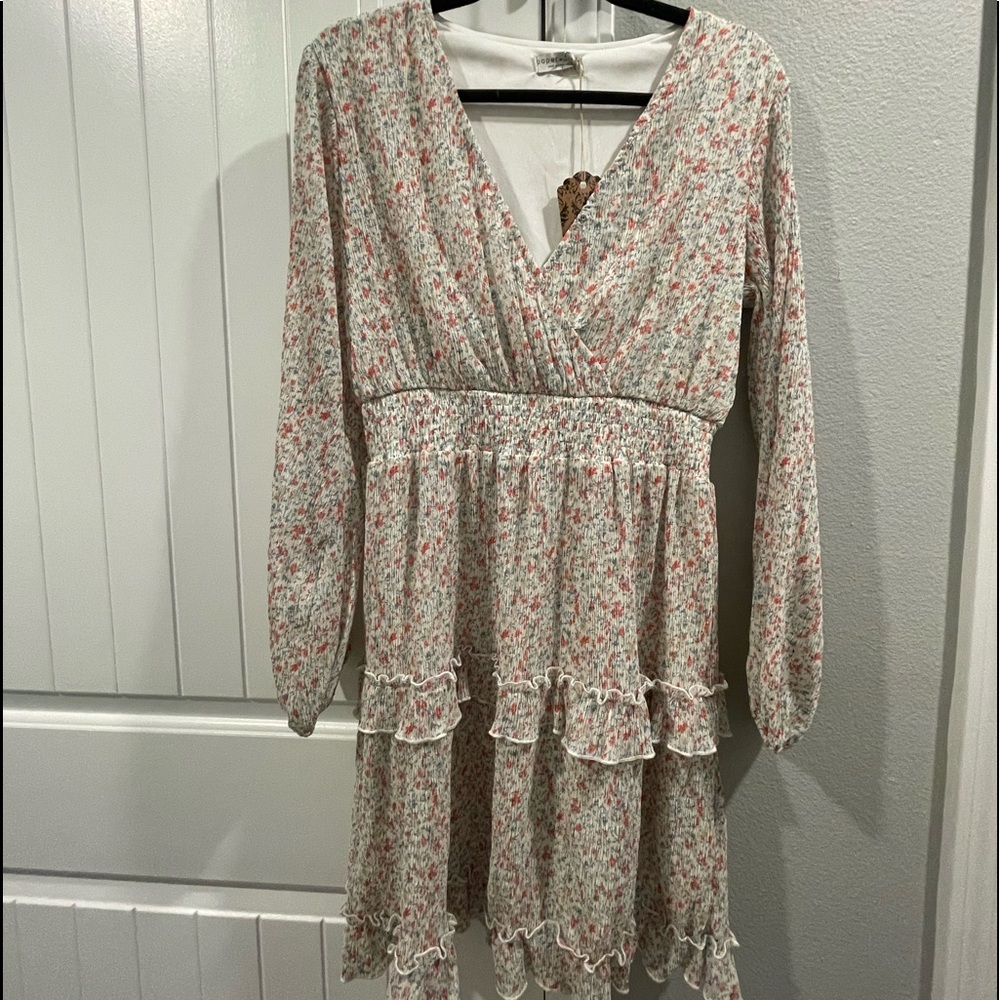 Floral Paper Crane dress